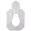 New Arrivals | HOSPECO HG-2500 Health Gards 14.25 in. x 16.5 in. Half-Fold Toilet Seat Covers - White (250-Piece/Pack, 10-Pack/Carton) image number 1