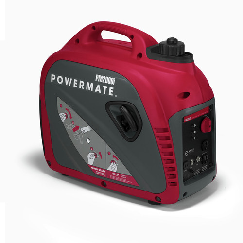 Powermate P0080501 PM2000i 20001700 Watt 80cc Portable Inverter