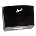 Scott 09215 Scottfold 10.75 in. x 4.75 in. x 9 in. Folded Towel Dispenser - Black (1/Carton) image number 1