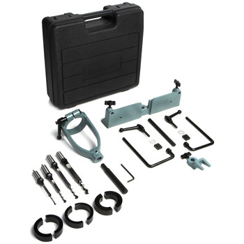 POWER TOOL ACCESSORIES | Delta 17-924 Mortising Attachment with Four Chisel and Bit Sets