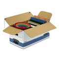 Bankers Box 0070409 STOR/FILE Medium Duty 12 in. x 24.13 in. s 10.25 in. Storage Boxes - White (20/Carton) image number 1