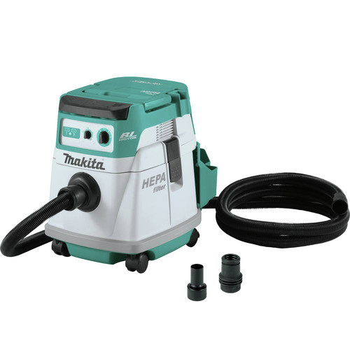 Dust Collectors | Makita XCV24ZX 18V X2 (36V) LXT Brushless Lithium-Ion 4 Gallon Cordless HEPA Filter Dry Dust Extractor (Tool Only) image number 0