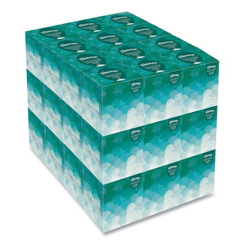  | Kleenex 21270CT Boutique 2-Ply Upright Pop-Up Box 8.3 in. x 7.8 in. Facial Tissues - White (36 Boxes/Carton, 95 Sheets/Box) image number 0