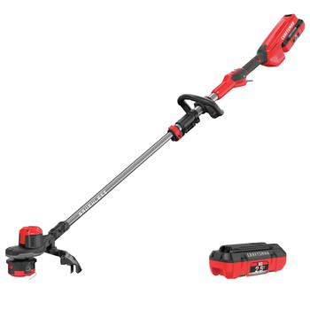 OUTDOOR | Craftsman CMCST960E2 60V Max Lithium-Ion 15 in. Cordless Straight String Trimmer Kit (2.5 Ah)