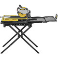 Tile Saws | Dewalt D36000S 15 Amp 10 in. High Capacity Wet Tile Saw with Stand image number 1