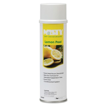 Misty 1001842 10 oz. Aerosol Lemon Peel Handheld Air Deodorizer (12/Carton)