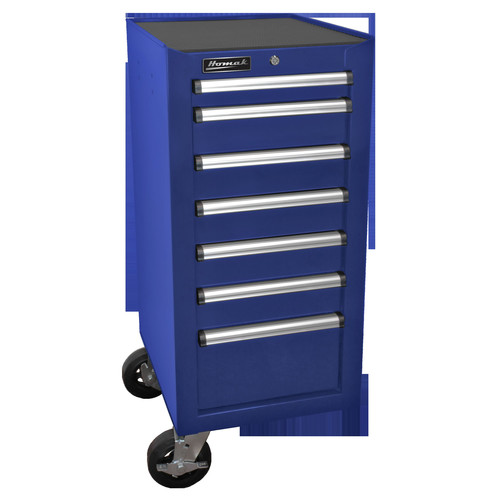Homak BL08018070 18 in. H2Pro Series 7 Drawer Side Cabinet (Blue) image number 0