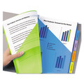 New Arrivals | Avery 11906 Big Tab Two-Pocket 5-Tab Insertable Plastic Dividers - Multicolor (1-Set) image number 6