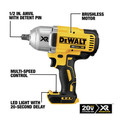 Impact Wrenches | Dewalt DCF899M1 20V MAX XR Brushless Lithium-Ion 1/2 in. Cordless High Torque Impact Wrench with Detent Pin Anvil Kit (4 Ah) image number 3
