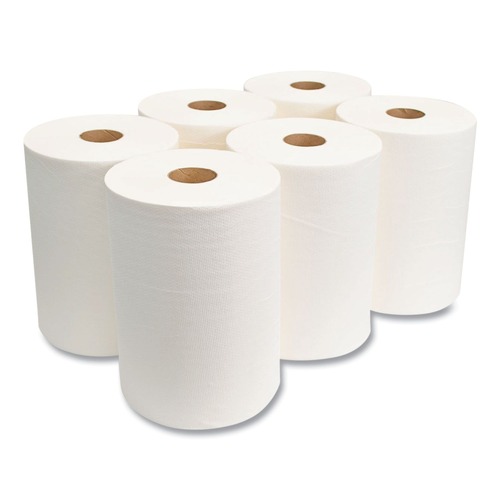 Paper Towels and Napkins | Morcon Paper M610 10 in. x 500 ft., 1-Ply, 10 in. TAD Roll Towels - White (6 Rolls/Carton) image number 0