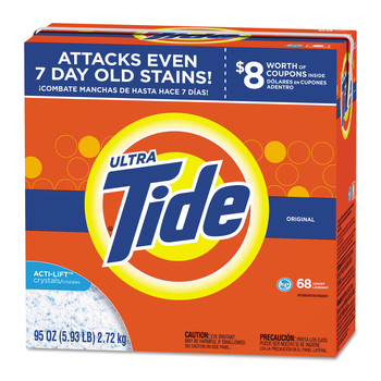 Tide 84997 95 oz. Box HE Laundry Detergent Powder - Original Scent (3-Piece/Carton)