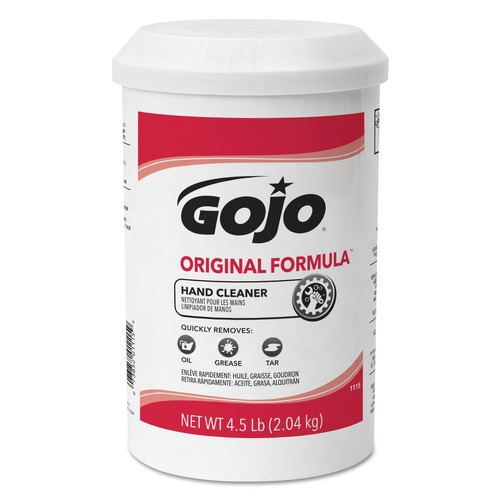 GOJO Industries 1115-06 6-Piece/Carton Original Formula 4.5 lbs. Hand Cleaner Creme - White image number 0