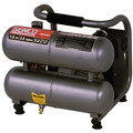 Portable Air Compressors | SENCO PC0968 1.5 HP 2.5 Gallon Oil-Free Twin Stack Air Compressor image number 0