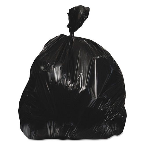 $99 and Under Sale | Heritage H8647HK 56 gal 0.7 mil 43 x 47 Low-Density Can Liners - Black (100/Carton) image number 0
