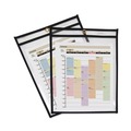 Report Covers & Pocket Folders | C-Line 46912 75 Sheets 9 in. x 12 in. Stitched Shop Ticket Holders - Clear (25/Box) image number 3