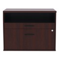 Alera ALELS583020MY Open Office Series Low 29.5 in. x 19.13 in. x 22.88 in. File Cabient Credenza - Mahogany image number 0