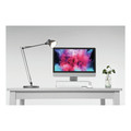 Innovera IVR55015 Slim 22 lbs. Capacity 15.75 x 8.25 in. x 2.5 in. Aluminum Monitor Riser - Silver image number 4