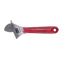 Adjustable Wrenches | Klein Tools D507-6 6-1/2 in. Extra Capacity Adjustable Wrench - Transparent Red Handle image number 5