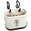 Cases and Bags | Klein Tools 5144 15-Pocket Aerial Oval Canvas Bucket with Hooks image number 0