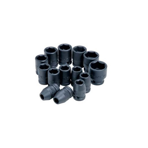 Sockets | ATD 4106 14-Piece 1/2 in. Drive 6-Point Metric Standard Impact Socket Set image number 0