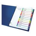 Avery 11843 1 - 12 Tab Customizable TOC Ready Index Divider Set - Multicolor (1 Set) image number 1