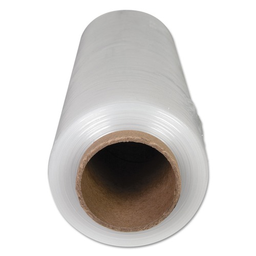 Universal UNV64718 47 Gauge 18 in. x 1500 ft. High-Performance Handwrap Film - Clear (4-Piece/Carton) image number 0
