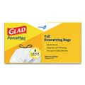 Trash Bags | Glad 78526 13 gal. 24 in. x 27.38 in. Tall Kitchen Drawstring Trash Bags - Gray (400/Carton) image number 2