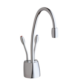 PLUMBING AND DRAIN CLEANING | InSinkerator F-HC1100C Indulge Contemporary Hot/Cool Faucet (Polished Chrome)
