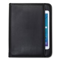Samsill 70820 Professional Zippered Pad Holder with Pockets/Slots and Writing Pad - Black image number 1