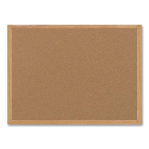 MasterVision SB0720001233 Earth Series 48 in. x 36 in. Wood Frame Cork Board image number 0