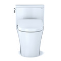 Bidets | TOTO MW4423046CEFGA#01 WASHLETplus Nexus 2-Piece Elongated 1.28 GPF Toilet with Auto Flush S500e Contemporary Bidet Seat (Cotton White) image number 4