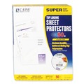 New Arrivals | C-Line 61003 11 in. x 8-1/2 in. 2 in. Super Heavyweight Polypropylene Sheet Protectors - Clear (50/Box) image number 0