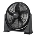 Floor Fans | Alera FAN203 120V 20 in. Plastic Super-Circulator 3-Speed Tilt Fan - Black image number 1