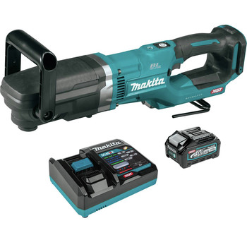 Makita GAD02M1 40V max XGT Brushless Lithium-Ion 7/16 in. Cordless Hex Right Angle Drill Kit (4 Ah)