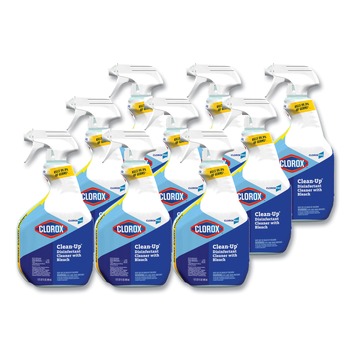 Clorox 35417 32 oz. Clean-Up Disinfectant Cleaner with Bleach (9/Carton)