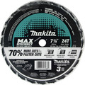 Makita B-61656-3 3/Pack Framing 7-1/4 in. 24T Carbide-Tipped Max Efficiency Circular Saw Blade image number 3