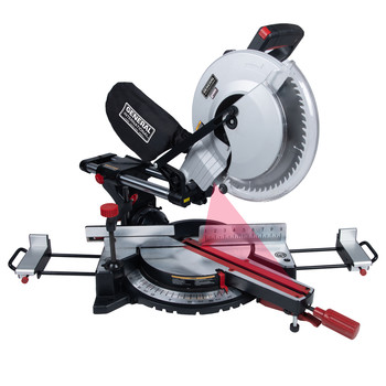 General International MS3008 15 Amp Sliding Compound 12 in. Electric Miter Saw