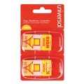 Universal UNV99005 Sign Here Arrow Page Flags - Yellow/Red (2 Dispensers/Pack, 50 Flags/ Dispenser) image number 0