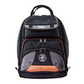 Klein Tools 55475 Tradesman Pro 17.5 in. 35-Pocket Tool Bag Backpack - Black/Orange image number 1