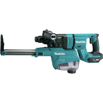 Makita GRH07ZW 40V max XGT Brushless Lithium-Ion 1-1/8 in. Cordless AFT/AWS Capable Accepts SDS-PLUS Bits AVT D-Handle Rotary Hammer with Dust Extractor (Tool Only)