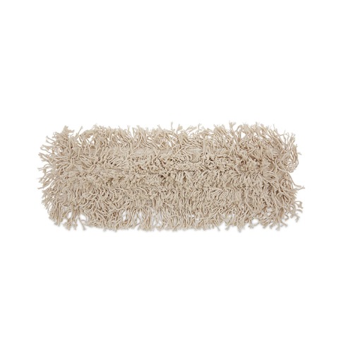 New Arrivals | Boardwalk BWK1018 18 in. x 3 in. Cotton Dust Mop Head - White image number 0