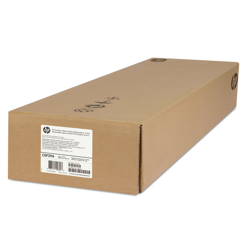 New Arrivals | HP C0F29A Everyday 42 in. x 75 ft. Adhesive Polypropylene Poster Rolls - Gloss White (2-Rolls/Pack) image number 0