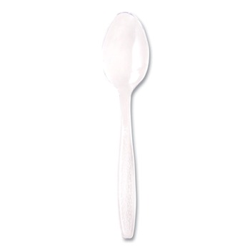 Dart GDC7TS-0090 Guildware Heavyweight Plastic Cutlery Teaspoon - Clear (1000/Carton)