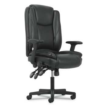Basyx HVST331 T-Arm High-Back Executive Chair - Black