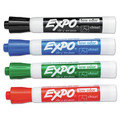 Friends and Family Sale - Save up to $60 off | EXPO 80074 Low Odor Dry Erase Marker, Chisel Tip, Basic Assorted (4/Set) image number 0