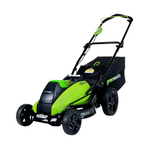 Greenworks 2501302 40V GMAX Cordless LithiumIon 19 in. 3in1 Lawn