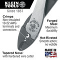 Klein Tools 1006 9-3/4 in. Crimping/Cutting Tool for Non-Insulated Terminals - Black image number 1