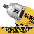 Impact Wrenches | Dewalt DCF899M1 20V MAX XR Brushless Lithium-Ion 1/2 in. Cordless High Torque Impact Wrench with Detent Pin Anvil Kit (4 Ah) image number 5