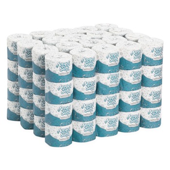 Georgia Pacific Professional 16880 Angel Soft PS 2-Ply Premium Bathroom Tissue - White (80 Rolls/Carton, 450/Sheets/Roll)