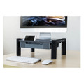 Innovera IVR55050 18.38 in. x 13.63 in. x 5 in. Monitor Stand with Cable Management and Drawer - Large, Black image number 10